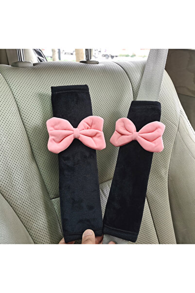 Choice 2pcs pinkbow 2pcs Cute Bownot Car Seat Belt Shoulder Cover Car Safety ...