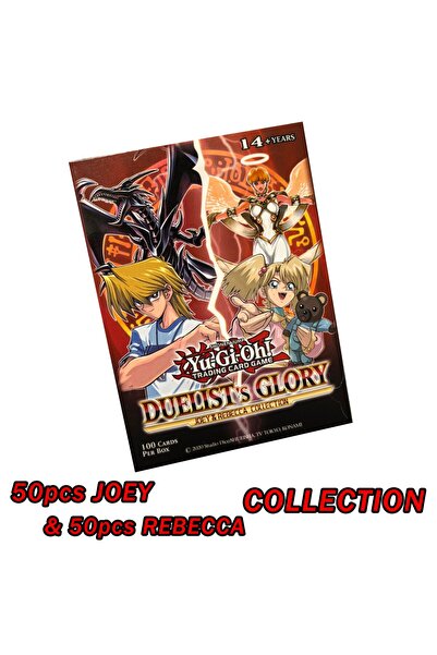 Choice 4 Joey Rebecca 100pcs Yu Gi Oh Anime Style Cards Blue Eyes Dark Magici...