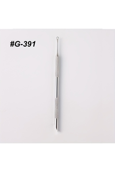 Choice 1pcs 1/2pcs Stainless Steel Dual-Ended Nail Pusher with Circle Bevel M...