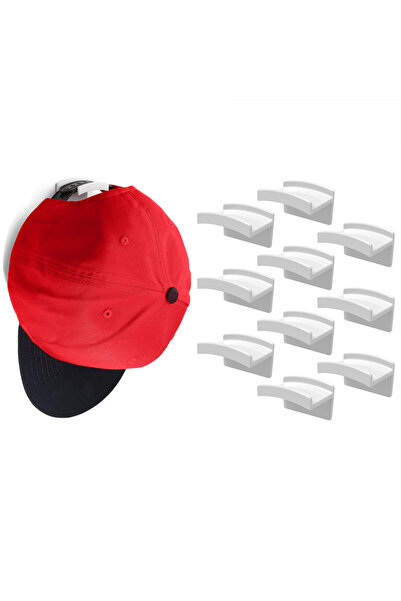 Choice White 10pcs 5/10pcs Adhesive Hat Hooks for Wall Minimalist Rack Design...