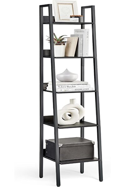Arabest Ladder Shelf, Narrow 5 Tier Shelving Unit for Office, Bedroom, Living...