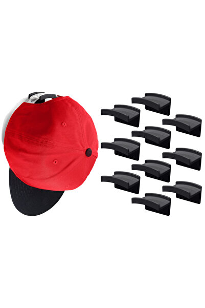 Choice Black 10pcs 5/10pcs Adhesive Hat Hooks for Wall Minimalist Rack Design...