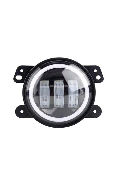 Choice 1 Pcs 4 inch Car LED Headlight 30W LED Fog Light With White Halo Ring ...