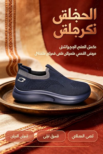Khatwat Rijal Modern Urban Footwear - Durable Stitching & Gold Accent