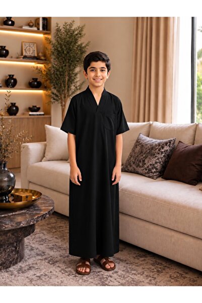 Generic Brand ثوب نوم ولادي أبو سبعة قماش بارد وتصميم مريح للاستخدام اليومي –...