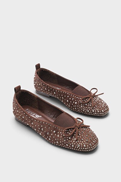 Capone Outfitters Peggie Round Toe Stone Babet