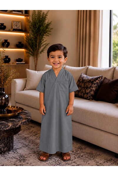 Generic Brand ثوب نوم أطفال أبو سبعة قماش بارد وتصميم مريح للبيت والنوم – عرض...