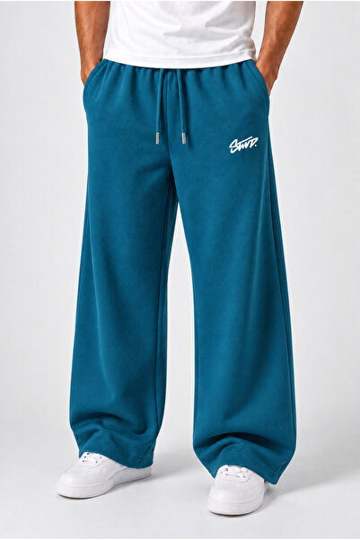 ZAVIXO Men's Wide-Leg Pants Soft Fabric Comfortable and Casual Style