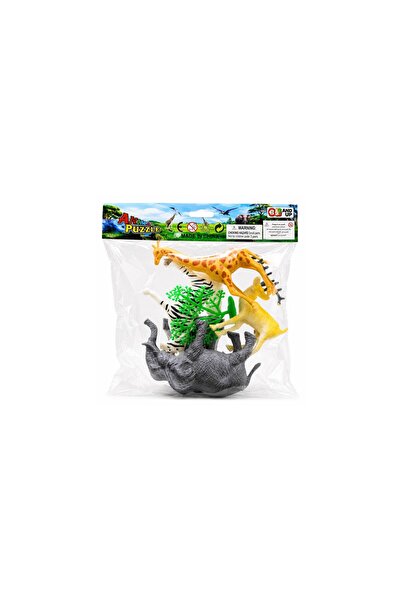alwan Educational Forest Animal Set for Kids with Tree and Accessories – 5 Pi...