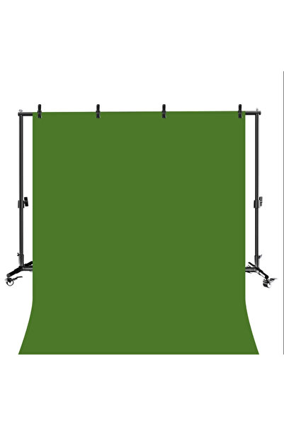 SH 2x2M Photography Backdrop Stand with Wheels, Heavy Duty Photo Background S...