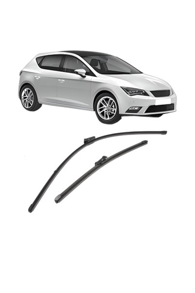 VALEO Set of car wipers SEAT LEON (5F1) 2012-2020, for windshield, Silencio Xtrm