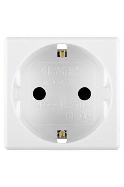 Gewiss ΣΕΤ 5 πρίζες Schuko αρθρωτές, 2 μονάδες, 2P+E, με CP, GW20265