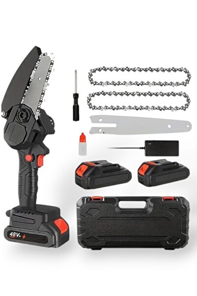 Matah Plastic Case Contains a 6-Inch Cordless Portable Cutting Saw with 2 Rec...