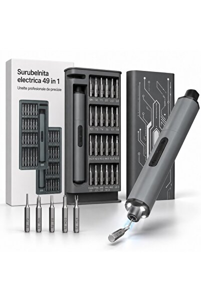 SMART GADGETS C&A Σετ ηλεκτρικού κατσαβιδιού ακριβείας 49 σε 1, επαναφορτιζόμ...