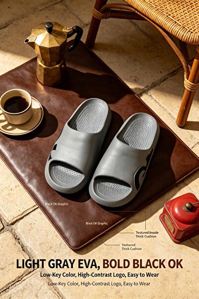 AuraHub Trading Premium Comfort Slides - Anti-Slip Base & Minimalist Aesthetic