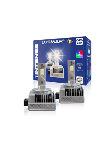 Lusmar Set 2 becuri LED auto D1S INTENSE LED-D, 5700K, 10000 lm, CANBUS integ...