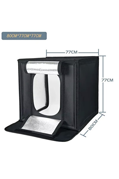 SH Photo Studio Box Portable Lightbox Tabletop Shooting PVC Backdrop Tent Pho...