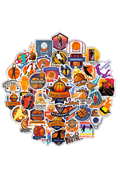 Choice T01040828 50pcs Basketball Stickers, Stylish Sports Fan Stickers for L...