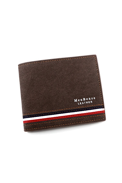 Choice Dark Brown Short Men Wallets Zipper Coin Pocket Slim Card Holders Luxu...
