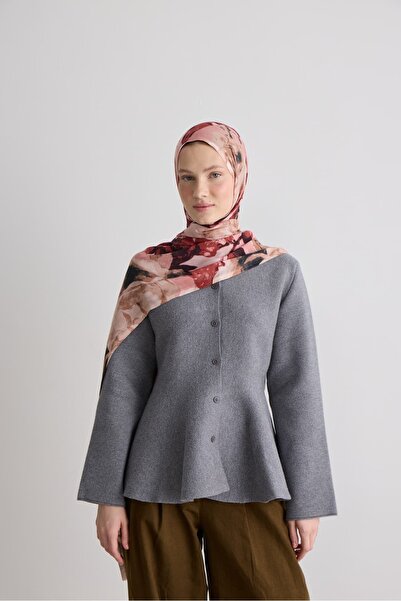 Modakaşmir Antique Rose Pattern Nua Viscose Shawl