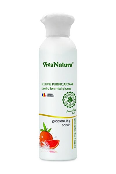 Vivanatura Lotiune fata purificatoare ten mixt/gras 150ml