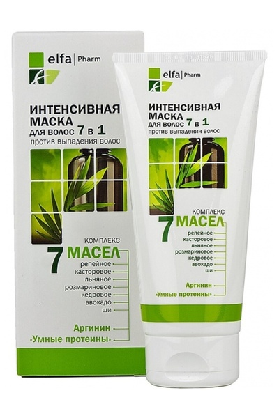 Elfa Pharm Μάσκα μαλλιών 7 σε 1 κατά της τριχόπτωσης με εντατική δράση, πρωτε...