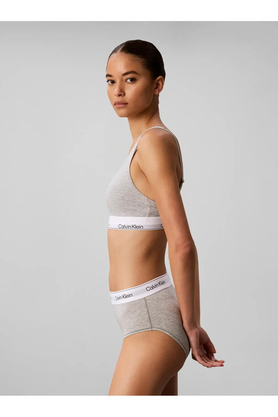 Calvin Klein HIGH WAIST HIPSTER, P7A Gri Kadın Külot