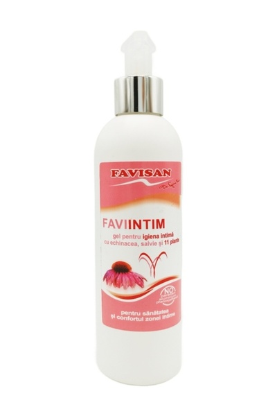 Favisan Gel igiena intima echinaceea salvie 11plante FaviIntim 250ml