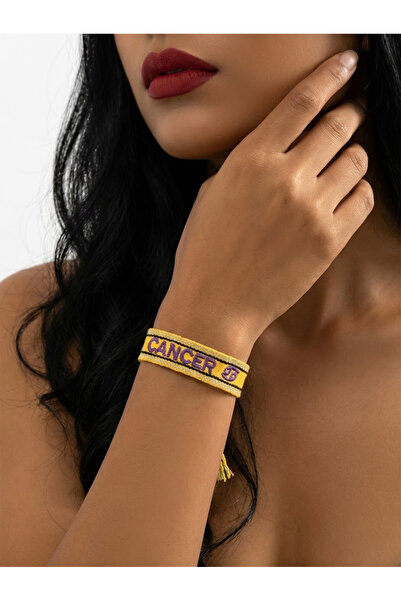 Take Two By Styli Embroidered Zodiac Bracelet