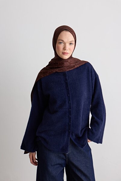 Modakaşmir Crystal Pattern Silky Jacquard Shawl