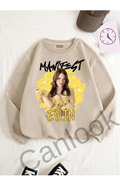 Canlook Manifest Esin Baskılı Sweatshirt