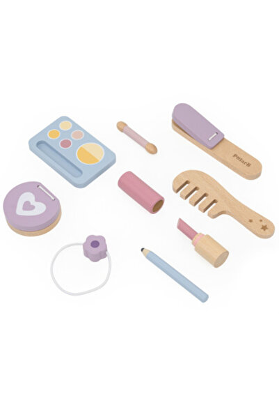 Viga Măsuță de toaletă pentru copii, Micuța Prințesă, Lemn, Oglindă, Accesorii, Roz KID442711