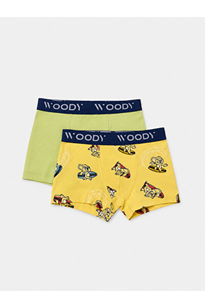 Woody Türkiye 2-8 سنوات، طقم من قطعتين من بوكسرات الأولاد