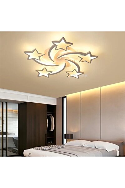 Sueva Candelabru LED Stea, 100W, 3 culori, reglabil, cu telecomandă