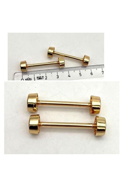 angel çanta aksesuar 3.6 Cm Vidalı Böce Golden Renk (Halter) 2 Adet