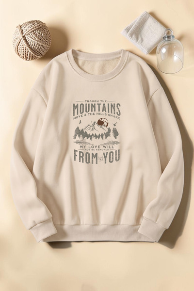 uyguntarz Hanorac unisex cu imprimeu From You, cu guler rotund