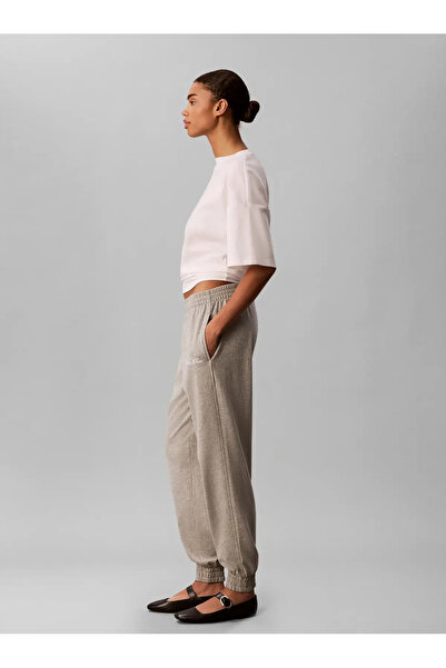 Calvin Klein HEAVY JERSEY JOGGER-, P7A Gri Erkek Eşofman Altı