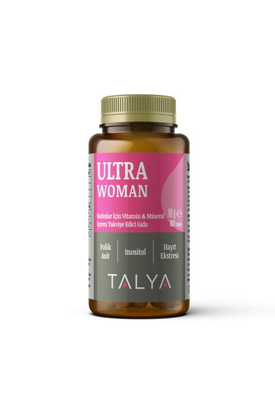 Talya ULTRA WOMAN | Kadınlar İçin Vitamin Ve Mineral İçeren Takviye Edici Gıd...
