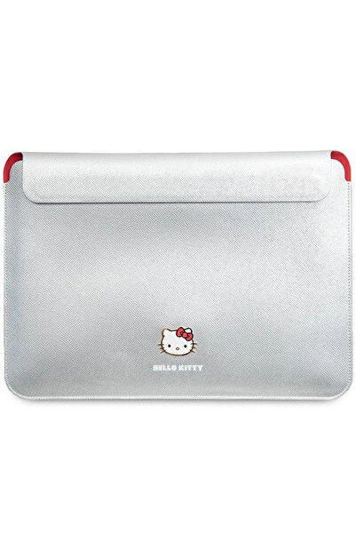 Hello Kitty Geantă laptop 14 inci pentru laptopuri, fermoar PU, logo metalic