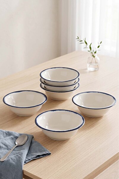 Kütahya Porselen Azure 6 Parça 16 Cm Kase