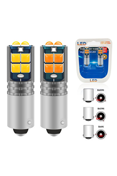 Choice مصابيح LED بيضاء BAX9S (قطعتان) BA9S BAX9S BAY9S مع رقاقة 3030 و10SMD ...