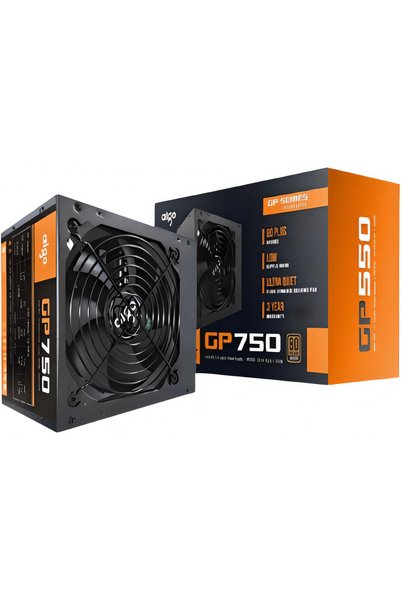 Aigo GP750 750W ATX Power Supply,80 PLUS Bronze,Active PFC, 120mm Fan,Pcie × ...