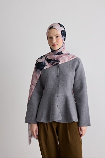 Modakaşmir Antique Rose Pattern Nua Viscose Shawl