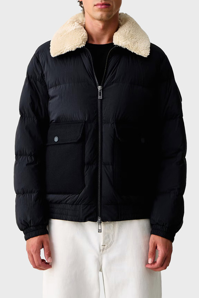 Armani Exchange Regular Fit Kapitoneli Klasik Yaka Mont Erkek MONT XM003325 A...