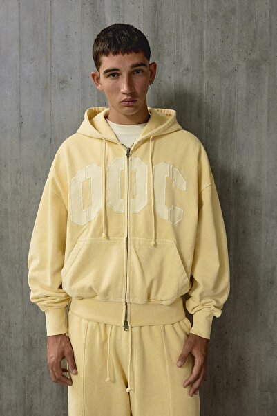 Bershka OUT OF CORE sweatshirt, kapüşon ve yama detaylı