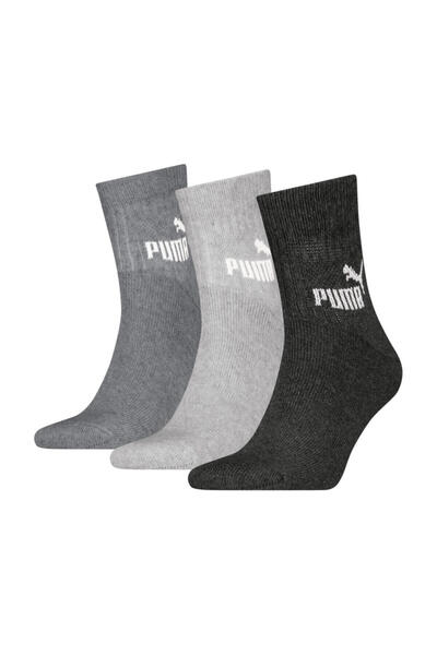 Puma ELEMENTS UNISEX SHORT 3lü Unisex Çorap