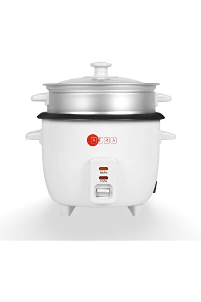 Afra Rice Cooker, 1.5 Litre, Non-stick Inner Pot, Glass Lid, Aluminum Heating...