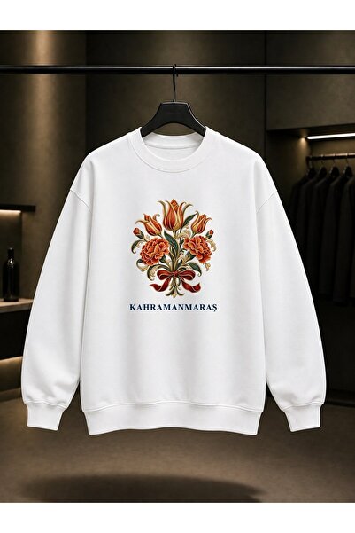 fame-stoned Kahramanmaraş Sim Sırma Printed Unisex 100% Cotton Sweatshirt