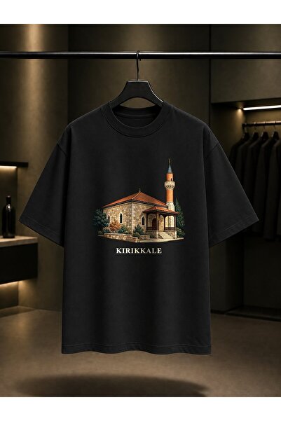fame-stoned Kırıkkale Honey Mosque Printed Unisex 100% Cotton T-Shirt