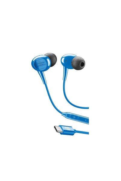 Cellular Line CELLULARLINE MUSIC SOUND TYPE C SİLİKONLU KULAKLIK - MAVİ